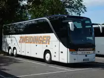 Setra 416 HDH von Zweidinger aus Deutschland in Rostock am 27.06.2017