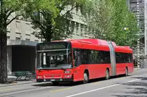 Volvo Bus 828, auf der Linie 10, fährt durch die Bundesgasse. Die Aufnahme stammt vom 22.05.2018.