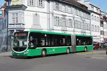 Mercedes Citaro 7026, auf der Linie 38, fährt zur Haltestelle Universitätsspital. Die Aufnahme stammt vom 25.05.2018.