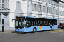 Mercedes Citaro von Distribus, auf der Linie 604, fährt zur Haltestelle Universitätsspital. Die Aufnahme stammt vom 25.05.2018.