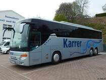 Setra 416 GT-HD von Karrer aus Deutschland im Stadthafen Sassnitz am 06.05.2017