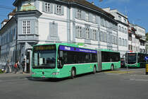 Mercedes Citaro 726, auf der Linie 38, fährt zur Haltestelle Universitätsspital. Die Aufnahme stammt vom 25.05.2018.