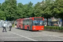 Mercedes-Benz O 405 N (ex VBL 557) am 24. Mai 2018 als Frackmobil der Abschlussklasse VS15a des Studiengangs Verkehrssysteme an der ZHAW an der Frackwoche auf dem Vorplatz des Technikums Winterthur.