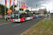 Rexer Mercedes Benz Citaro 2 in Frankfurt am Main auf der Linie 11E als SEV am 01.06.18