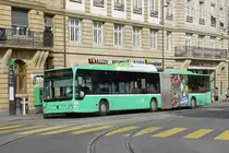 Mercedes Citaro 706, auf der Linie 38, bedient die Haltestelle Schifflände. Die Aufnahme stammt vom 02.06.2018.