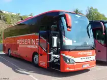 Setra 515 HD von Reisering Hamburg aus Deutschland im Stadthafen Sassnitz am 14.05.2017