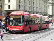 Bern Mobil - Volvo 7900 Hybrid Nr.887 BE 832887 unterwegs auf der Linie 10 in der Stadt Bern am 29.04.2018