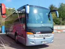 Setra 415 HD von Koch aus Deutschland im Stadthafen Sassnitz am 14.05.2017