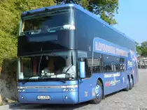 Van Hool TD925 von Ertl aus Deutschland im Stadthafen Sassnitz am 20.09.2014