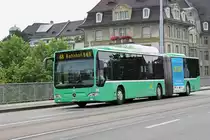 Mercedes Citaro 709, auf der Linie 48, fährt zur Endstation am Bahnhof SBB. Die Aufnahme stammt vom 13.06.2018.