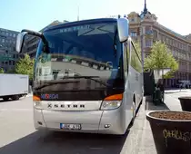 Setra 415 HD Reisebus am 17.05.18 in Helsinki