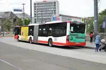 Nürnberger Verkehrs AG Mercedes Benz Citaro 2 G Wagen 693 am 24.06.18 am Hauptbahnhof