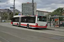 Nürnberger Verkehrs AG MAN Lions City G Wagen 742 am 24.06.18 am Hauptbahnhof