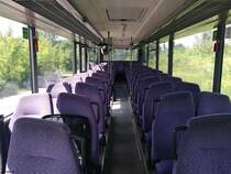 Der Fahrgastraum von dem Setra 315 UL von Becker-Strelitz Reisen aus Deutschland in Neubrandenburg am 01.06.2017 