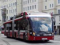 Solaris Trollino 18 MetroStyle der Salzburg AG in Salzburg am 22.08.2014