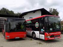 MAN Niederflurbus 2. Generation und Setra 315 NF von Brandstätter aus Deutschland in Agatharied am 21.08.2014