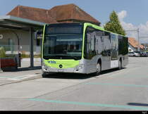 BLS Busland - Mercedes Citaro Nr.104  BE  737104 vor dem RBS Bahnhof in Fraubrunnen am 07.07.2018