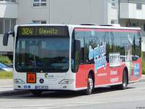 Mercedes Citaro II der VVR in Grimmen am 09.06.2017