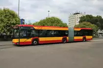 Hanauer Straßenbahn Solaris Urbino 18 Wagen 76 am 12.07.18 in Hanau Hauptbahnhof