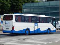 Setra 415 GT-HD von der Usedomer Bäderbahn im Stadthafen Sassnitz am 11.06.2017