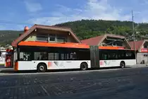 MAN Kiepe N6321 Electroliner in Bergen (Norwegen) an der Haltestelle Sentrum 8.6.18