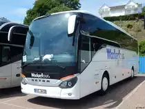 Setra 515 HD von Wackerl Tour aus Deutschland im Stadthafen Sassnitz am 11.06.2017