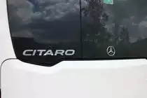 Citaro Logo an Stadtverkehr Maintal Mercedes Benz Citaro 2 am 12.07.18 in Hanau Freiheitsplatz