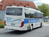 Setra 415 GT der Anklamer Verkehrsgesellschaft in Grimmen am 16.06.2017