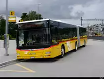 Postauto - MAN Lion`s City BE 637670 unterwegs auf der Linie 105 in Lyss am 21.07.2018