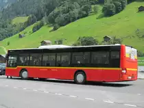 Autobetrieb Sernftal - MAN Lion's City Nr. 1/SP an der Haltestelle Sportbahnen in Elm am 20.7.18