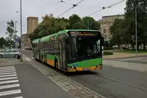 MPK Solaris Urbino 18 Wagen 1907 am 18.07.18 in Poznan (Polen)
