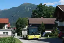 MAN Niederflurbus 3. Generation (Lion's City) von Postbus BD-13360 als Shuttle zur Radsportveranstaltung  Crankworx  in Mutters, Dorfstraße. Aufgenommen 16.6.2018.