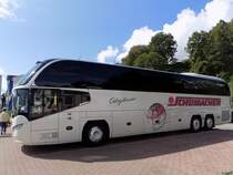 Neoplan Cityliner von Schumacher aus Deutschland im Stadthafen Sassnitz am 24.08.2014
