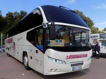 Neoplan Cityliner von Schumacher aus Deutschland im Stadthafen Sassnitz am 24.08.2014