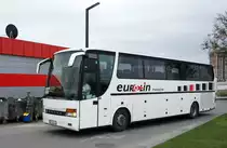 Serbien / Belgrad / Beograd: Setra S 315 HDH von  Eurolin d.o.o.  aus Paraćin, aufgenommen im Juni 2018 in der Nähe der Haltestelle  Ekonomski fakultet  in Belgrad.