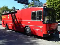 Volvo mit Kiitokori-Aufbau als Wohnbus in Stralsund am 09.07.2017