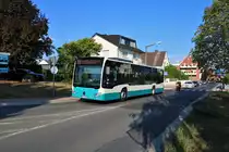 Der zweite Stadtverkehr Maintal Mercedes Benz Citaro 2 den ich gesehen und fotografiert habe am 03.08.18 in Hochstadt auf der Linie 25