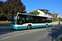 Der zweite Stadtverkehr Maintal Mercedes Benz Citaro 2 den ich gesehen und fotografiert habe am 03.08.18 in Hochstadt auf der Linie 25