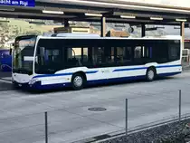 Ein MB C2 der ZVB am 3.8.18 auf dem Bahnhofplatz Küssnacht a. Rigi.