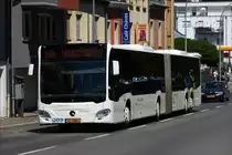 SL 3481,  Mercedes Benz Citaro xl, von Sales Lentz in den Strassen der Stadt Luxemburg aufgenommen am 02.08.2017