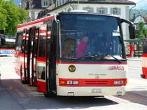 AAGS - MAN Clupstar  SZ 10119 bei der Haltestelle am Postplatz am 08.09.2008