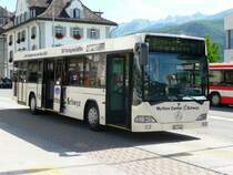 AAGS - Mercedes Citaro SZ 11315 mit Werbung unterwegs auf der Linie 7 bei der Haltestelle am Postplatz am 08.09.2008