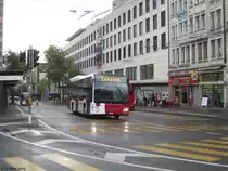 tpf Nr. 1001 (Mercedes Citaro C2 O530LE) am 28.7.2018 beim Bhf. Fribourg