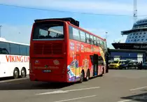 Doppeldeck Ausflugsbus am 21.05.18 in Stockholm.