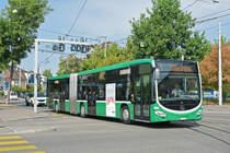 Mercedes Citaro 7004, im Einsatz auf der Linie 6 als Tramersatz, fährt zur Haltestelle Morgartenring. Die Aufnahme stammt vom 19.08.2018.