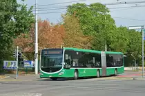 Mercedes Citaro 7019, auf der Linie 36, fährt bei der Haltestelle Morgartenring ein. Die Aufnahme stammt vom 19.08.2018.