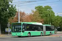Mercedes Citaro 727, auf der Linie 36, fährt bei der Haltestelle Morgartenring ein. Die Aufnahme stammt vom 19.08.2018.