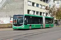 Mercedes Citaro 7007, im Einsatz auf der Linie 6 als Tramersatz, fährt zur Haltestelle Morgartenring Richtung Allschwil Dorf. Die Aufnahme stammt vom 19.08.2018.