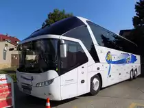 Neoplan Starliner von Hülsmann Reisen aus Deutschland in Sassnitz am 06.09.2014