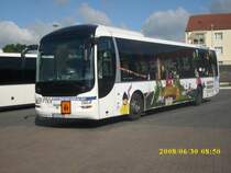 MAN-Bus am 30.06.2008 am Busbahnhof in Bergen/R�gen.